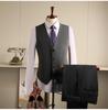 Men's Slim Fit Double-Breasted British Style Suit Set - Business Casual & Formal Wear for Weddings and Grooms