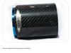 BM Mini Cooper Carbon Fiber Burnt Blue Stainless Steel Exhaust Tailpipe