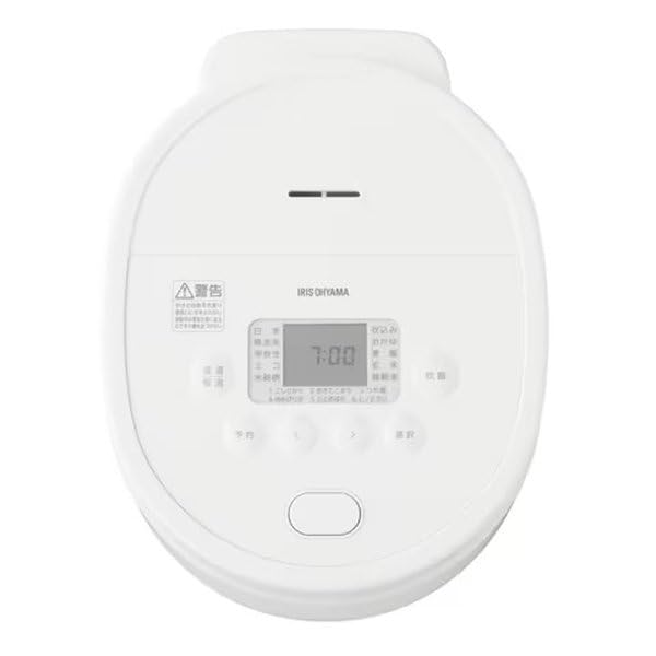 Iris Ohyama Rice for Easy Cleaning Units Cooks 50 Different Types of Eco White RC-MSA50-W Cooker, 5.5-cup Capacity, Microcomputer-Controlled,
