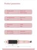 Pink Electric Curling Brush Comb - For Long & Short Hair Styling, Fluffy Perms, Inward Curls