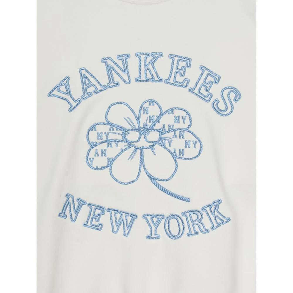New MLB New York Yankees Knitwear Women's Cream 3FMTF0144-50CRS