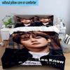 3PCS K-pop Stars In Urban Vibes 3pcs Bedding,Including 3PCS Duvet Cover And 2pcs Pillowcases Perfect for Christmas,Ideal for Bedroom, Dormitory