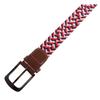 XXL Belt - Maritime - Red Polyester - 120 Cm - Pin Buckle