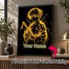 Custom Name Zenitsu Agatsuma 5D Diamond Painting Personalized Full Drill Diamond Art Kit Gift