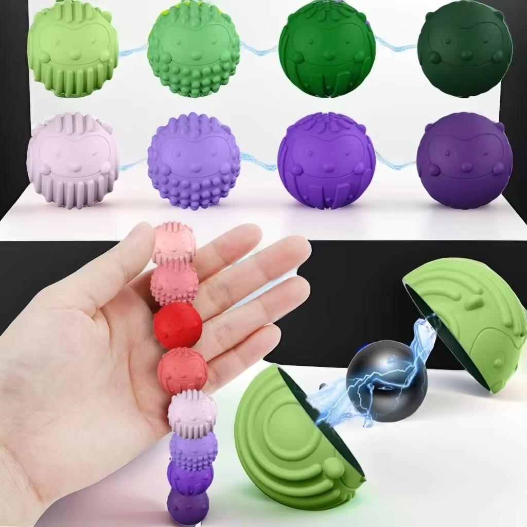 Magnetisches Silikon Stressabbau Spielzeug Finger Fidget Sensorischer Ball Mehrfarbig für Autismus ADHS Angstlinderung Sensorisches Spielzeug Geschenk