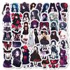 50 24-Year-Old Gothic Rose Girl Stickers Decorative Books Guitar Waterproof Graffiti Stickers