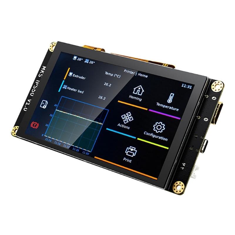 MKS IPS50 5-Zoll Touchscreen 800x480 High Definition TFT-Display DC12-24V für 3D-Druckerzubehör