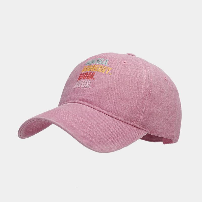 European and American new personalized letter hot stamping baseball cap men's hat women's trendy fashion versatile cap outdoor sun hat