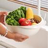 Multifunctional Rice Washer and Colander - Plastic Sieve, Draining Basin, and Fruit Basket