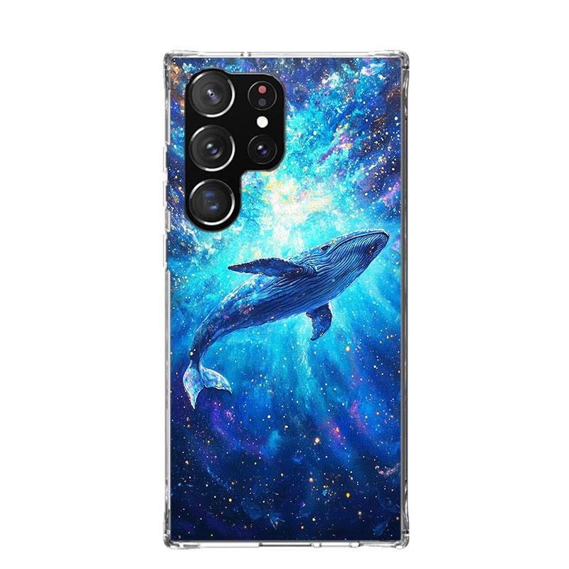 Humpback Whale Sea Giant Phone Case For Samsung Galaxy S26 S25 Edge S24 S23 FE S22 Ultra S21 Plus S20 + Fundas Cover Coque Galax