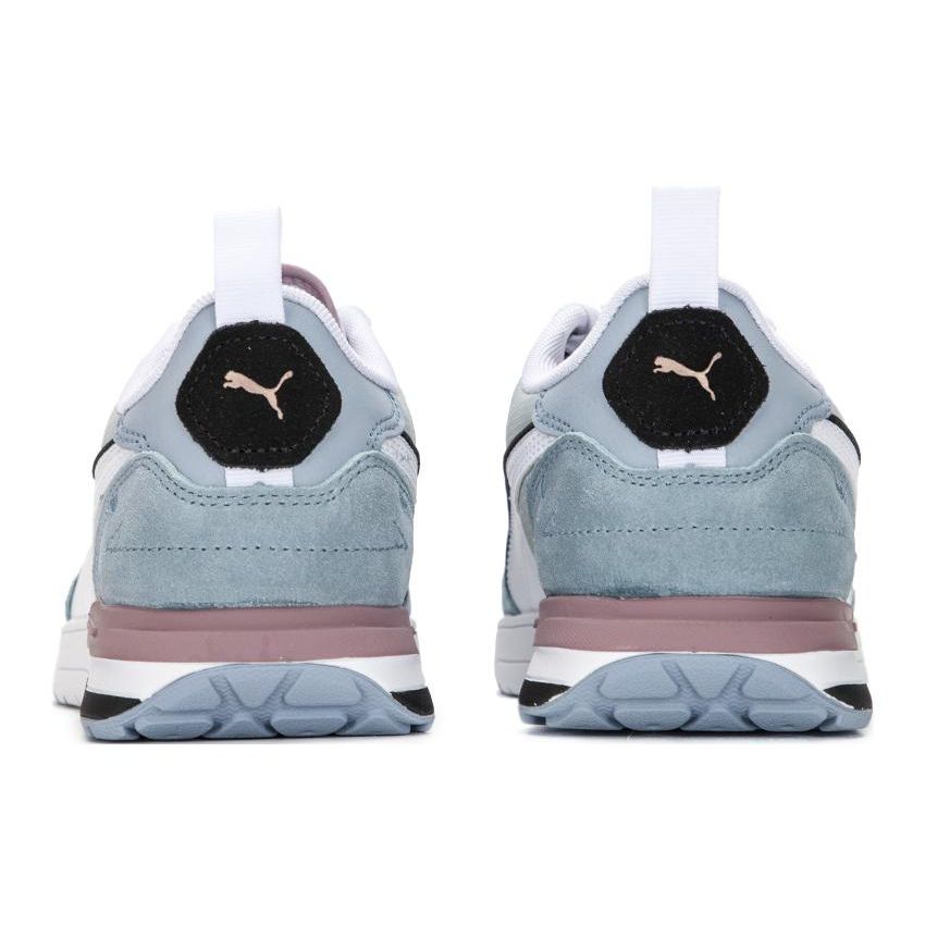 Puma R22 Unisex Grey Violet Blue White Black Low Top Lifestyle Sneakers 383462-13