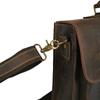 Vintage Męska Torba na Ramię Crossbody na Laptop ze Skóry Końskiej
