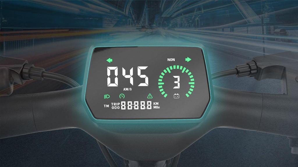 Kukirin A1 Electric Scooter 800W Motor 48V13Ah Battery 45km/h Max Speed 45km Max Range Front and Rear Shock Absorption