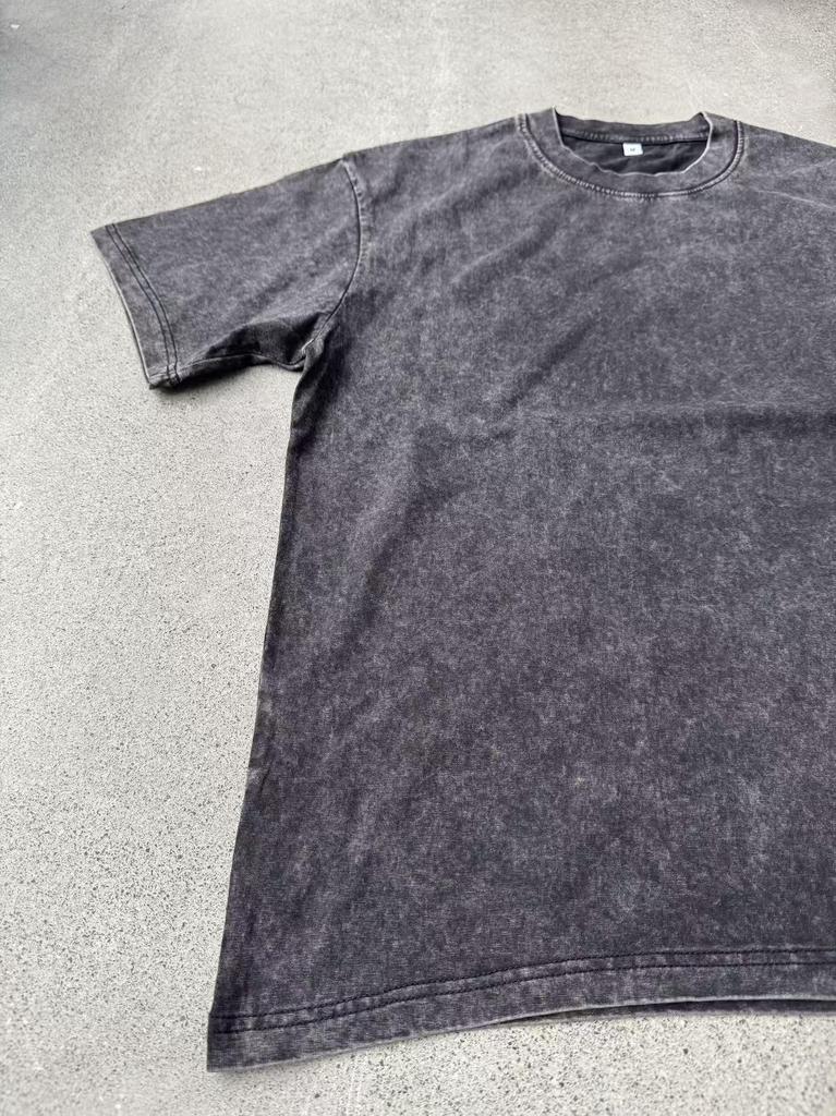 T-shirt Casual Sportiva da Uomo Gymshark Trendy in Cotone Lavato Stampato