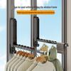 Retractable Wall-Mounted Clothes Drying Rack for Balcony 