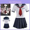 Danganronpa Another Episode Naegi Komaru Trendy And Fashionable Uniform Skirt Cosplay Costume With Sock Set