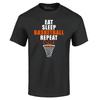 Eat Sleep Basketball Repeat T-shirt Basketball Shirts