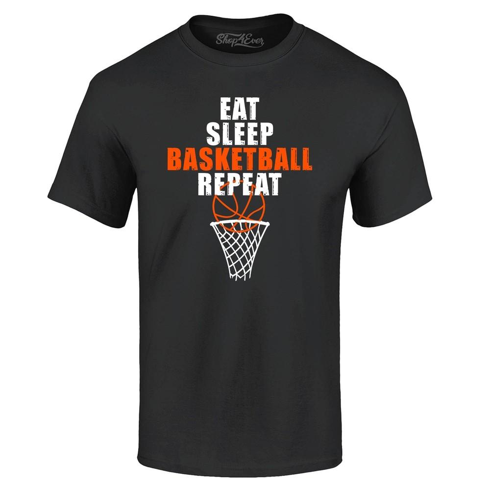 

Eat Sleep Basketball Repeat T-shirt Basketball Shirts XL