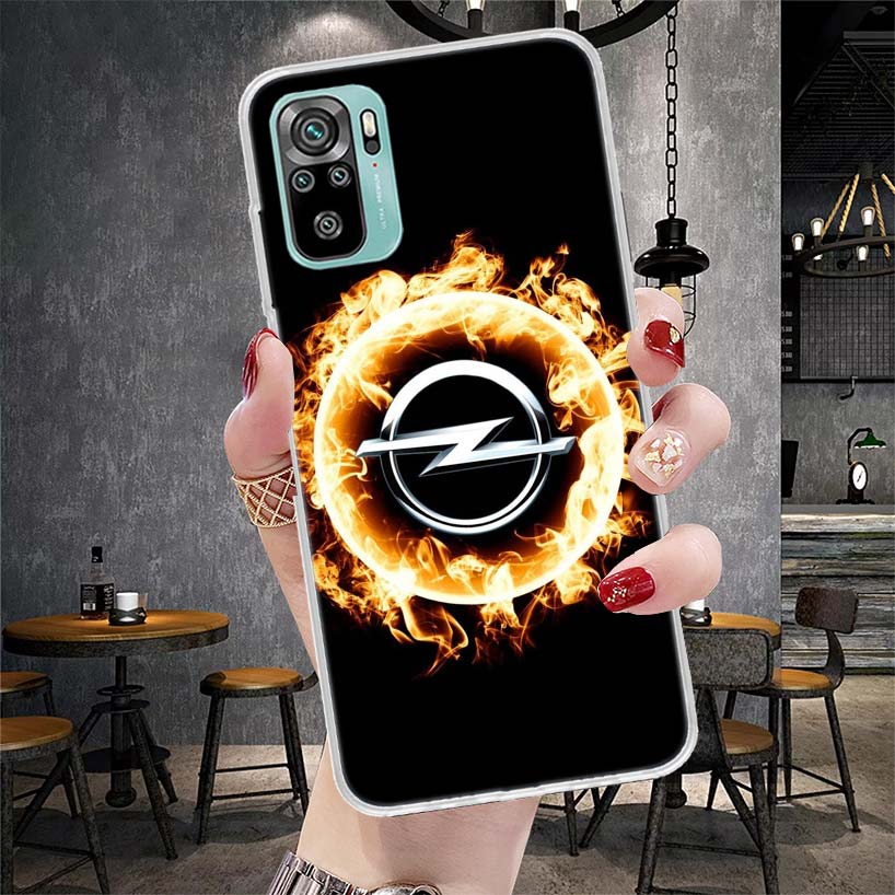 Opel Logo Car Soft Phone Case For Xiaomi Redmi Note 15 14 14S 13 12 Pro Plus 12S 11 11S 11E 10 10S 11T 5G Fundas Coque Redmi Not