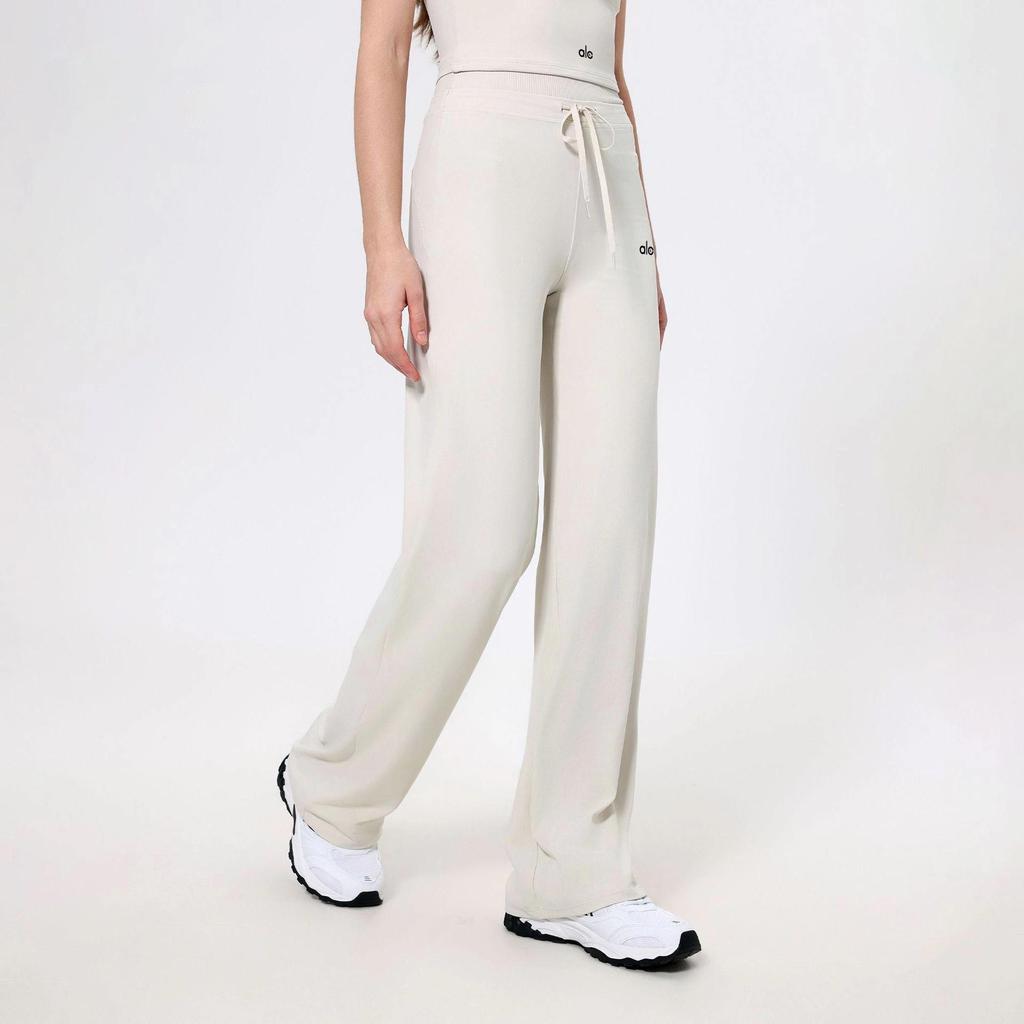 Alo Women's High-Waisted Wide-Leg Yoga Pants with Pockets