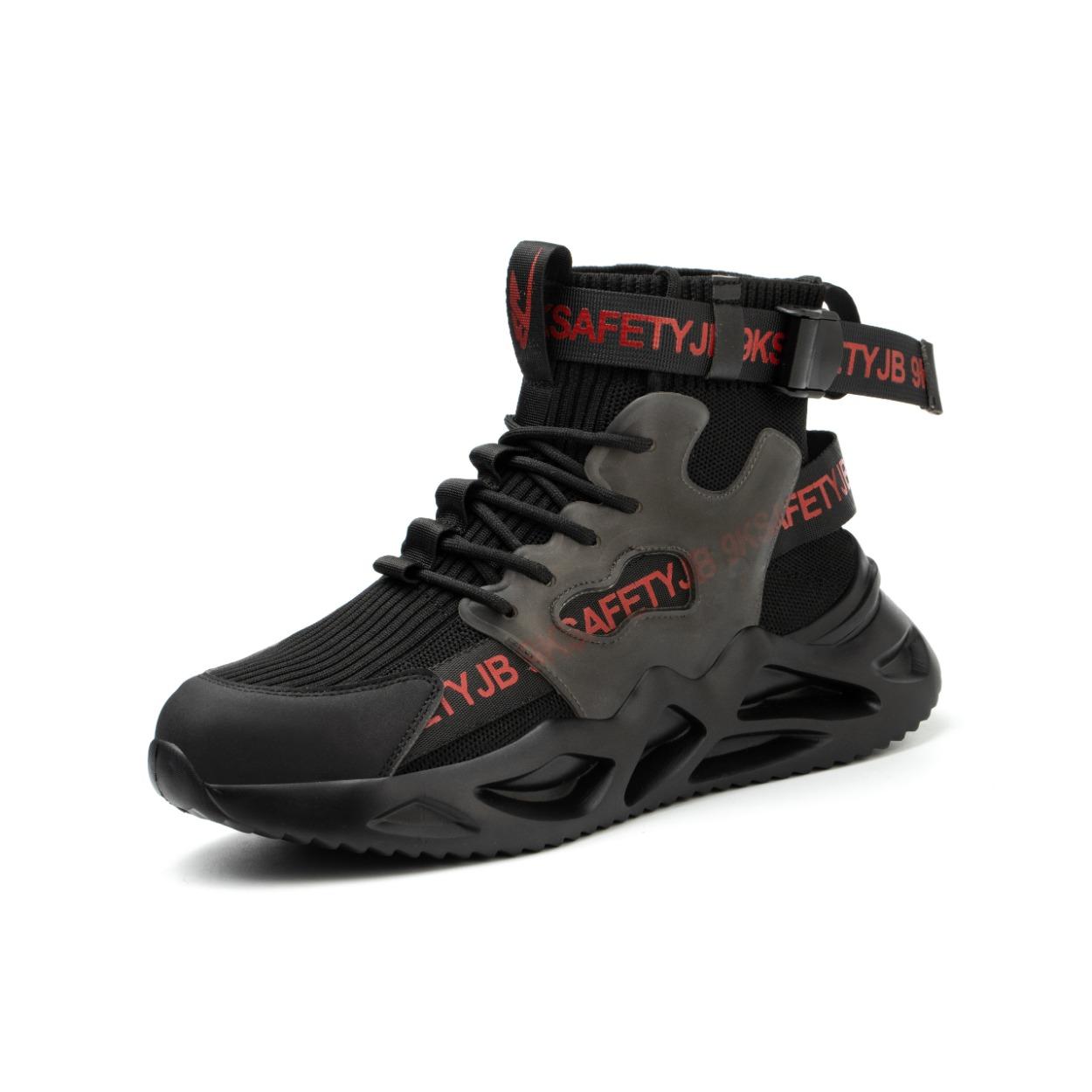 

Fashion Shoes for Men and Women 2025 Steel Toe Work Boots Nice Casual Shoes for Men Construction Safety Shoes 8 чорний