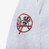 New Era SS25 MLB New York Yankees Logo Lettera Girocollo Pullover Manica Lunga Felpa Felpa Unisex Grigio 14536464