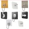 Multi-Function Multiple SpecificationsTransparent Strong Self  Adhesive Wall Hooks Multi-Purpose Wall Hook Key Holder