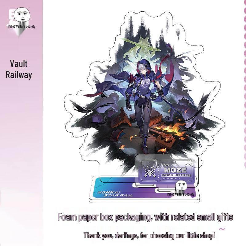 miHoYo Star Rail Firefly Dan Heng Luna Figurine Set: Acheron, Aventurine, Kafka, Silver Wolf, Jingliu, Xueyi Standees