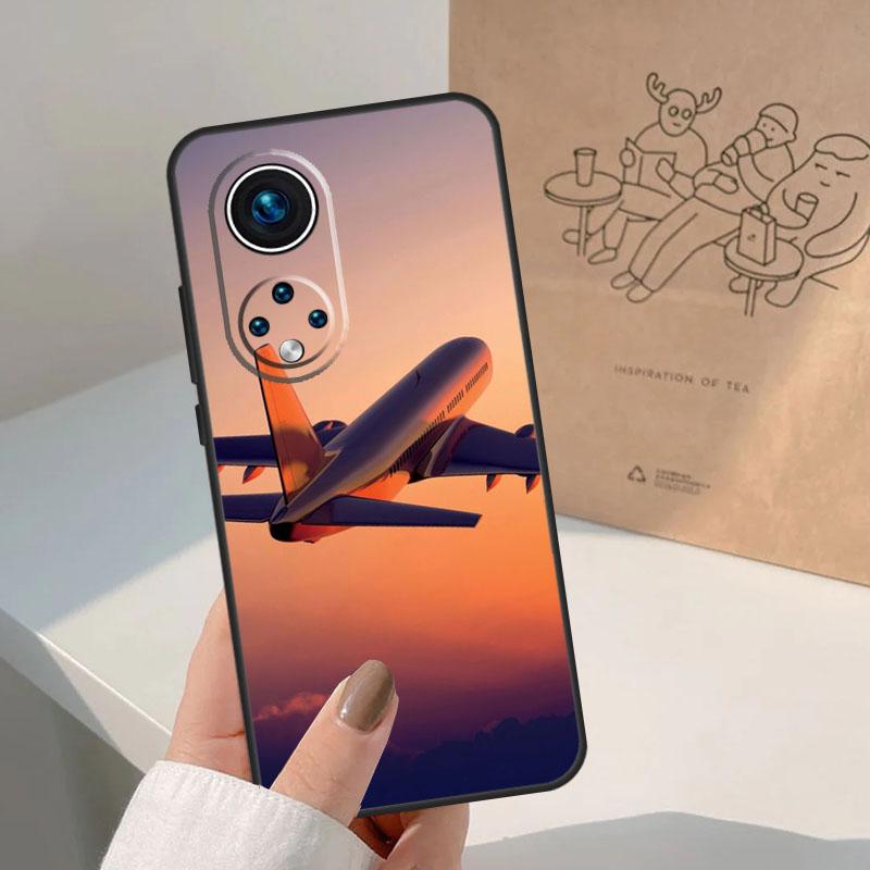 Airplane Flying Into The Sunset For Honor Magic 8 Pro 5 6 7 Lite Case For Honor Win RT 200 400 50 70 90 X8b X9a X9b X9c X9d