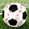 1Pz Pallone da calcio Olympiacos taglia 5 Pallone da calcio indoor Praha Colorato Per tutte le età Cucito a macchina PVC Pronto per la competizione Resistente Alta elasticità