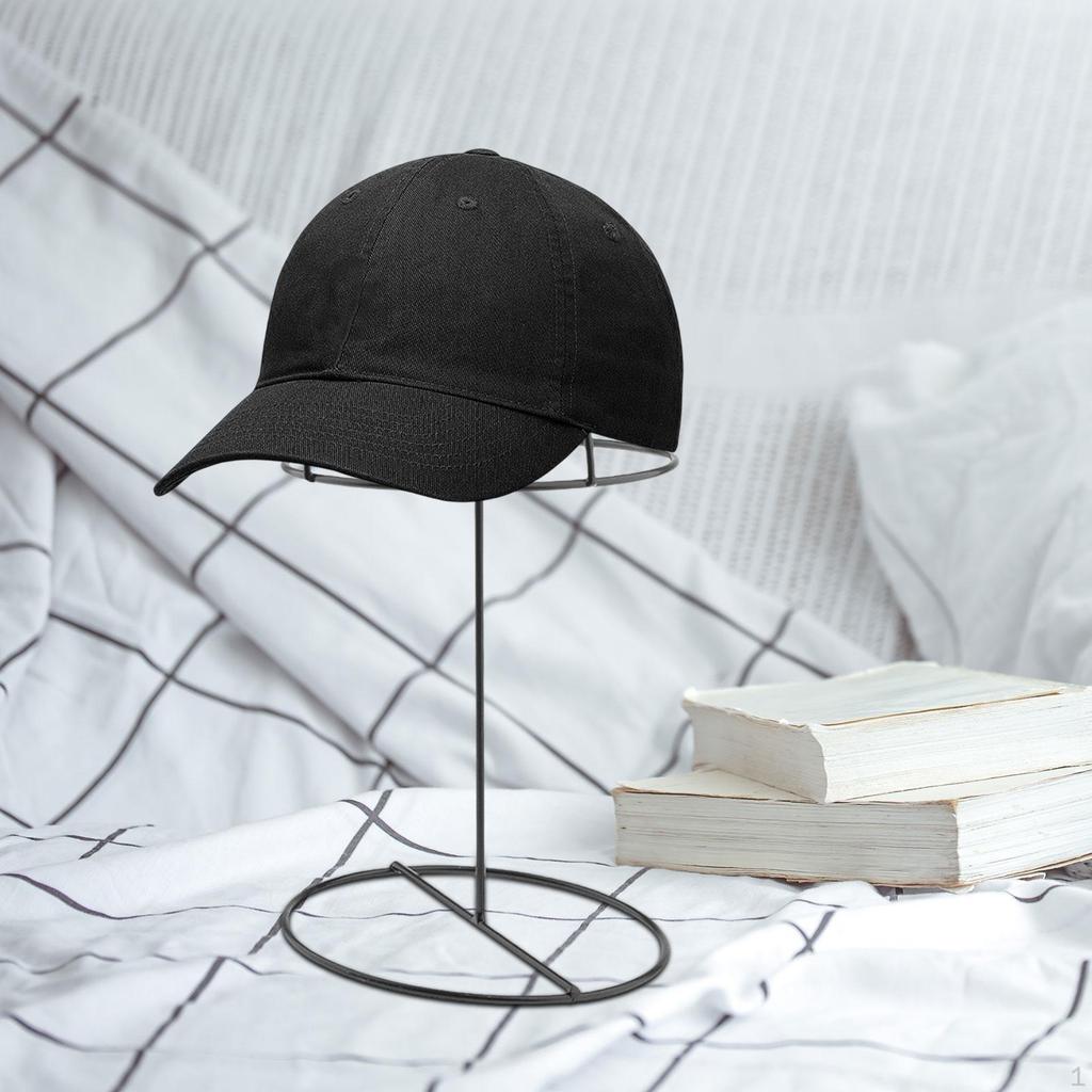 Elegant Metal Hat Organizer for Wardrobe Storage Solution