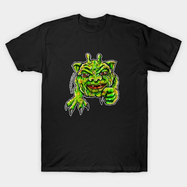 

Men Black Print T-shirt Dwork Boglin No-Cut Transfer Paper Print Cotton Tshirt XL чёрный