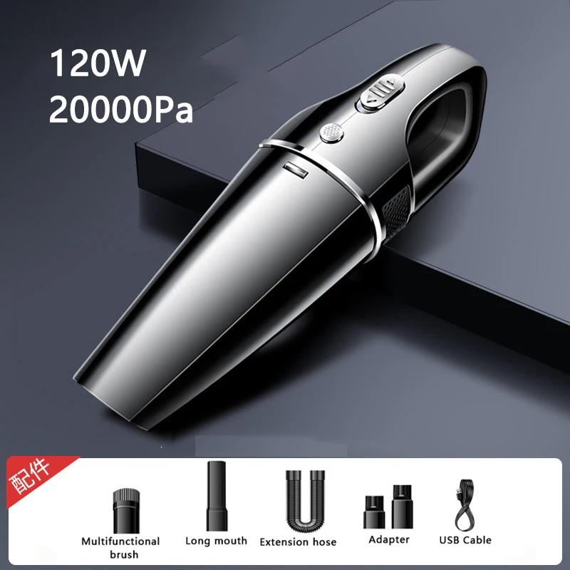 20000Pa Car Wireless Vacuum Cleaner High Power Cyclone Suction Household Portable Handheld Vacuum Cleaner