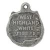 West Highland White Terrier, Westie - Portachiavi Placcato Argento Con Cane, Decorazione per Borsa, Ciondolo per Zaino Marca Art-Dog