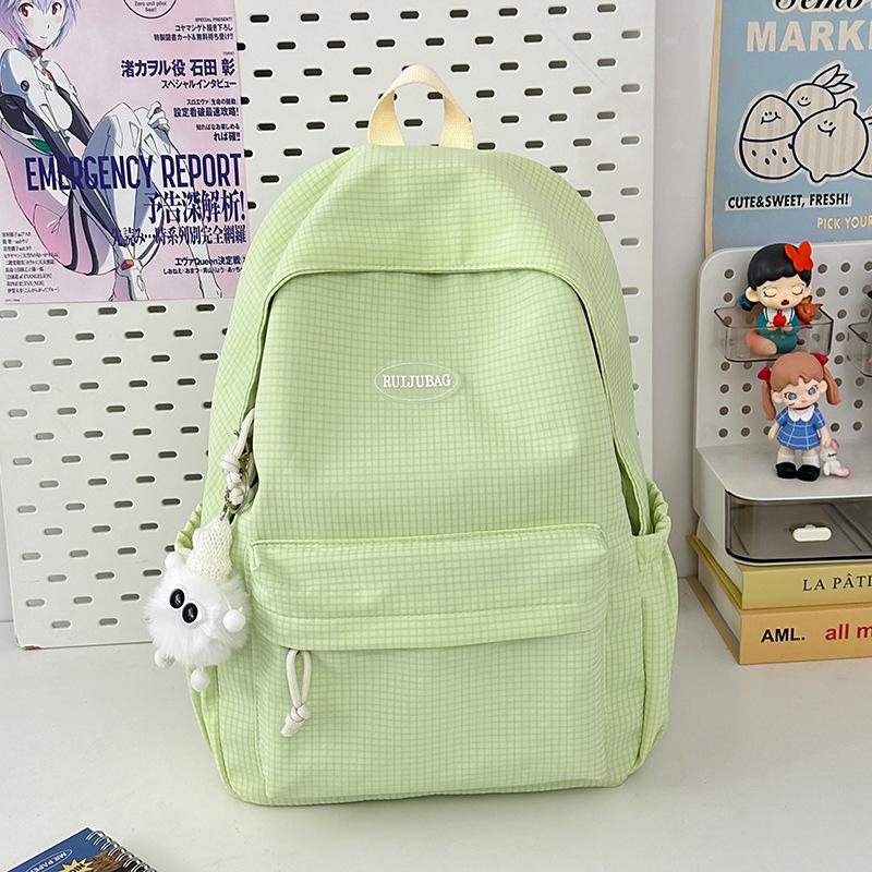 New Versatile Large-capacity Schoolbag for Women Ins Simple and Versatile Japanese Junior High School Students Leisure Travel Backpack for Women