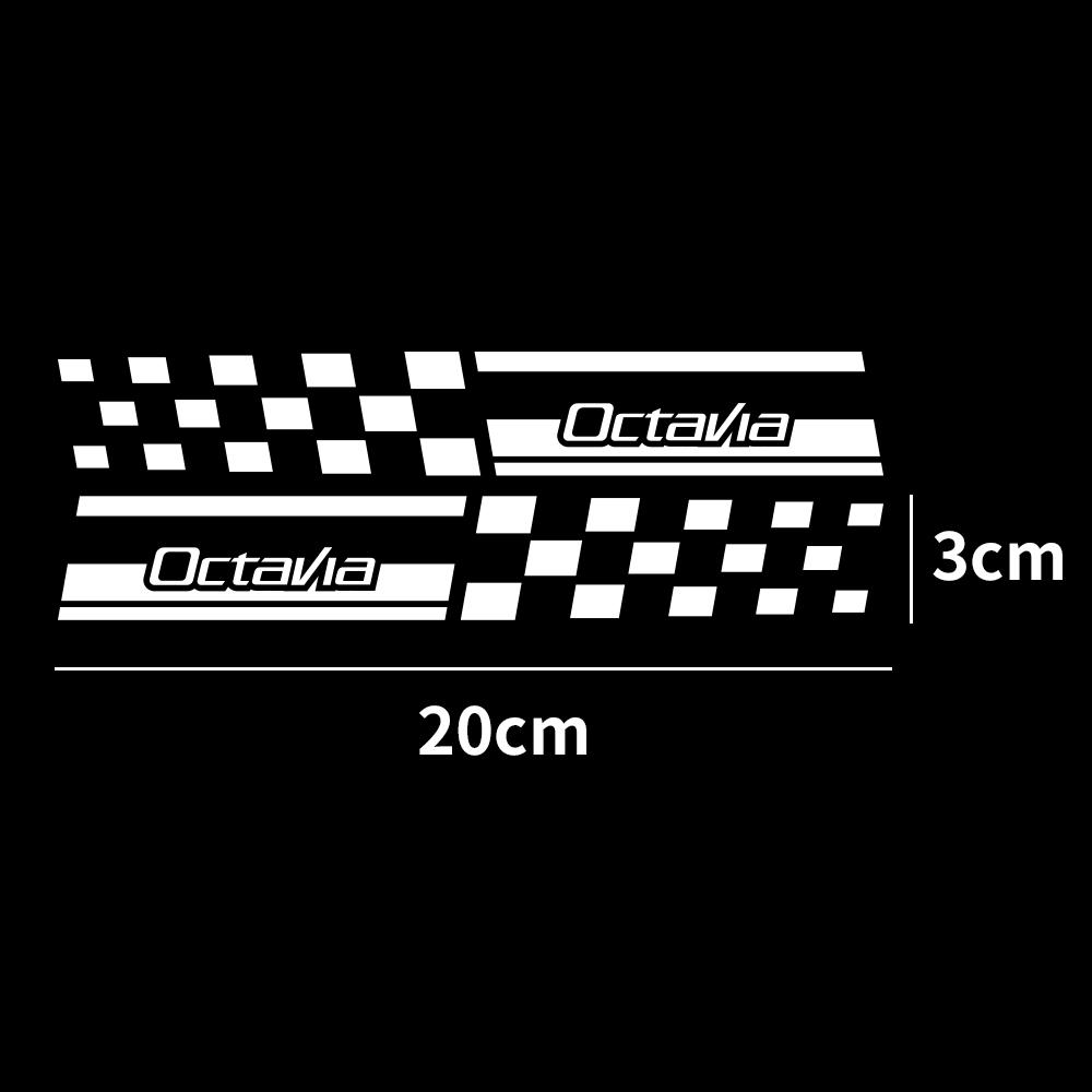 Qsdnr5 Auto Mittelssäule Türfensterleiste PVC Aufkleber Dekoration Für Skoda S Kodiaq Fabia Kamiq Karoq Octavia 3 A5 A7 Rapid VII Scala