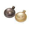 10pcs/lot 25 mm Cabochon Base Tray Bezels Blank  Gold Necklace Pendant Setting Cabochon Base For Jewelry Making Supplies