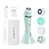 4 In1 Electric Face Cleansing Brush Compress Therapy Facial Ultrasonic Washing Exfoliating Pore Clean Massager Blackhead Remover