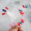 10PCS Magnetic Magnetic Nail Holder Clear Design Acrylic Strip Display  Manicure Practice