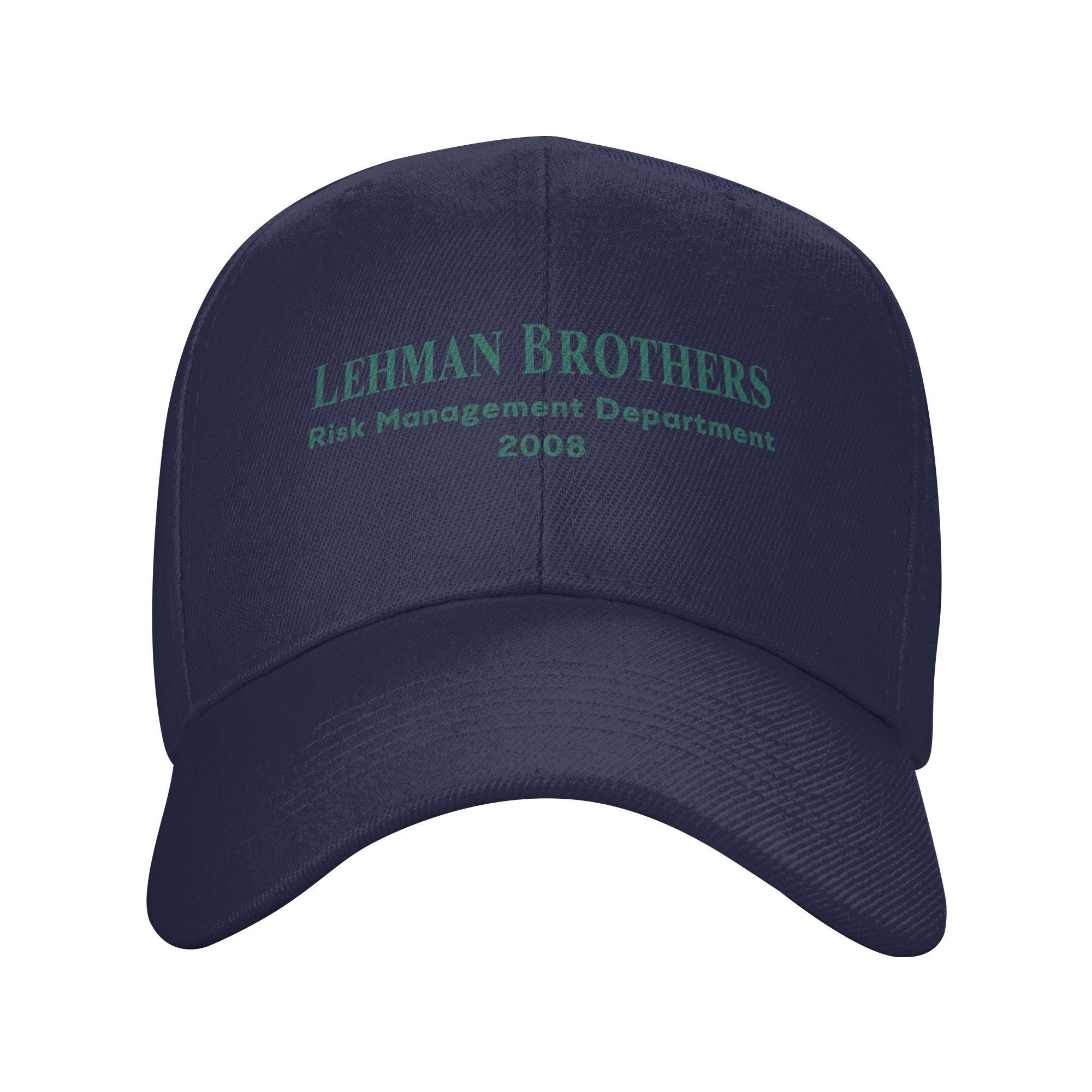 

Lehman Brothers Risk Management Department 2008 Baseball Cap Street Style Men Trucker Hat Sun Visor Design Fishing Baseball Caps One Size