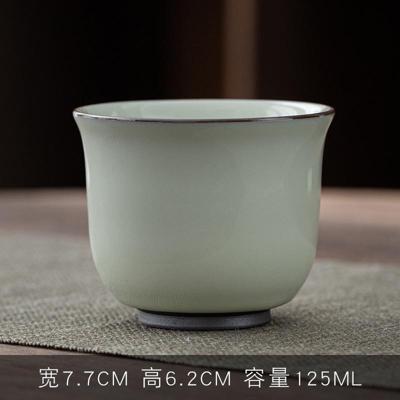 ברזל גלגל רשמי טיאנקינג קרמיקה קונג פו סט תה טעימה אישית ג'ון קילן סגנון סיני ג'יאן מאסטר כוס