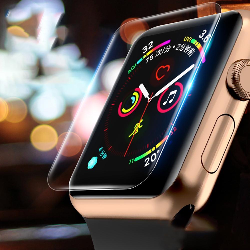 3D Gebogene Flexible Folie Öl Wasserabweisende Beschichtung Uhrenschutzfolie für iWatch (42 mm)