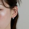 [Worn by Park Ji-hyun][14KGF] Double Muse One-Touch Earrings_2color