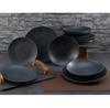 CreaTable Service Made of Slate, Black, 12 Pcs (20540)