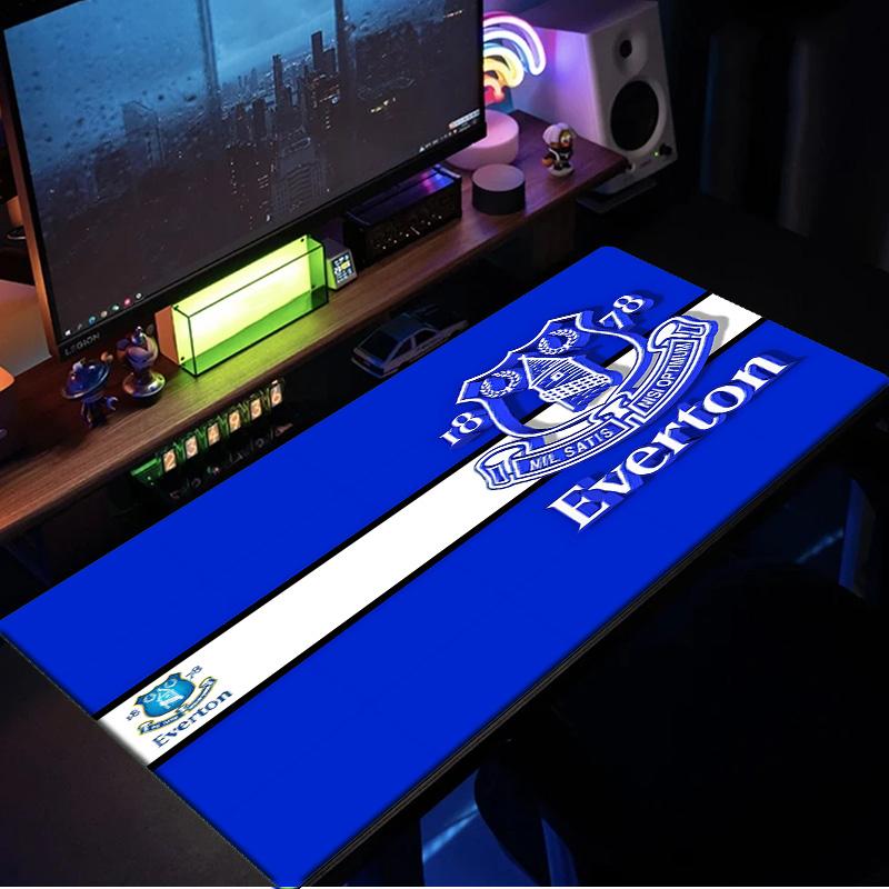 Fußballclub Everton Mauspads, Gummiunterseite, Mauspads für Gamer und Bürogebrauch, Gaming-Schreibtisch , Leicht zu reinigende Matte Weihnachtsgeschenke für Fans