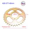 420 428 520 25T 30T 32T 33T 37T 39T 40T 48T Rear Sprocket For  ATV Quad Dirt Pit Pocket Bike Chopper