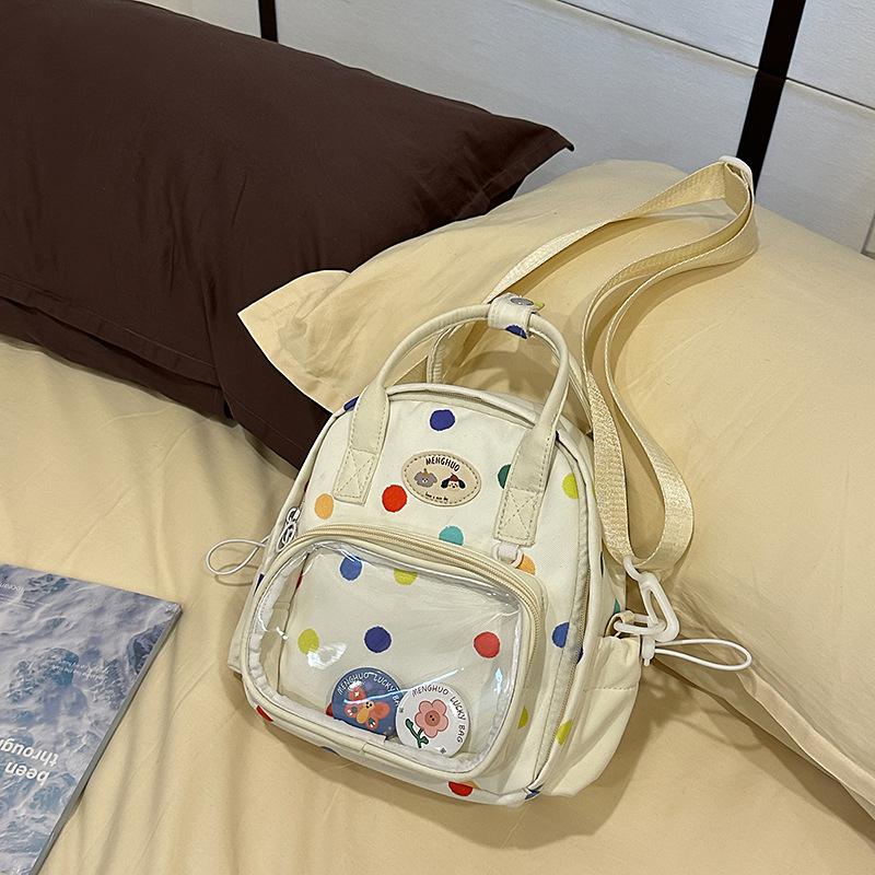 High value Japanese pain bag ins wind large capacity backpack girl travel small backpack multi-functional messenger bag tide