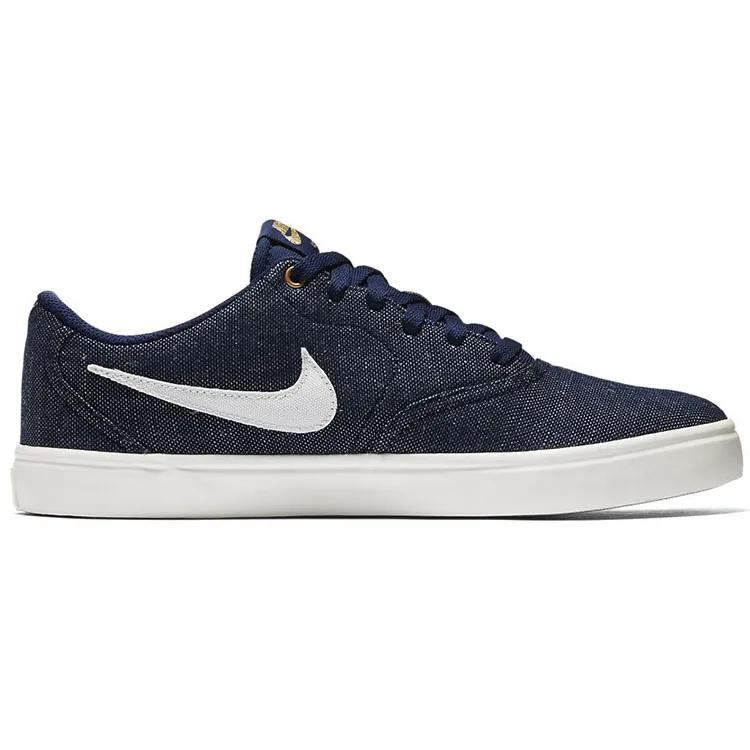 Nike SB Check Solar CNVS PRM Canvas Slip Resistant Cushioning Abrasion Resistant Lightweight (Unisex) Skate Shoes 844493 411
