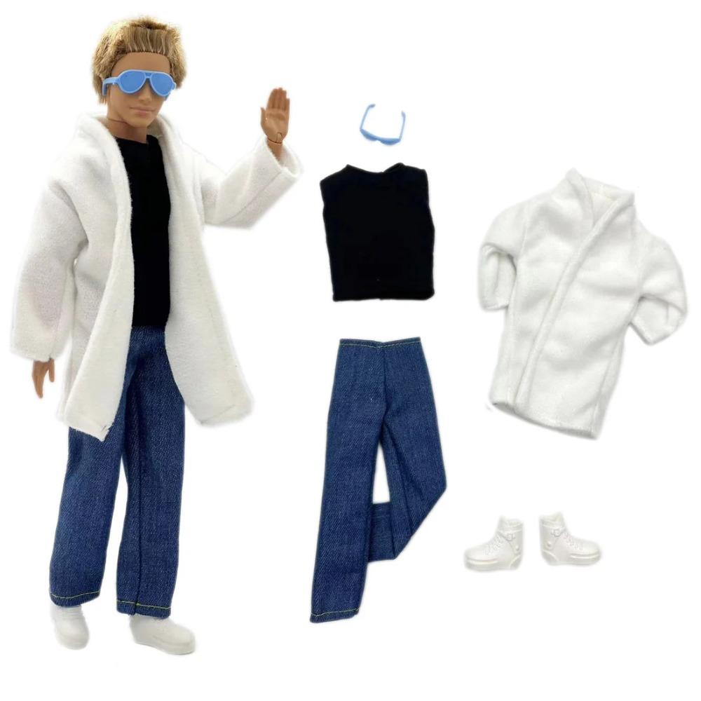 1 Set Ken Doek Handgemaakt Mooie Poppenaccessoires Casual Kleding Pak voor 30cm 12inch Ken Pop Pak Kinderen Cadeau