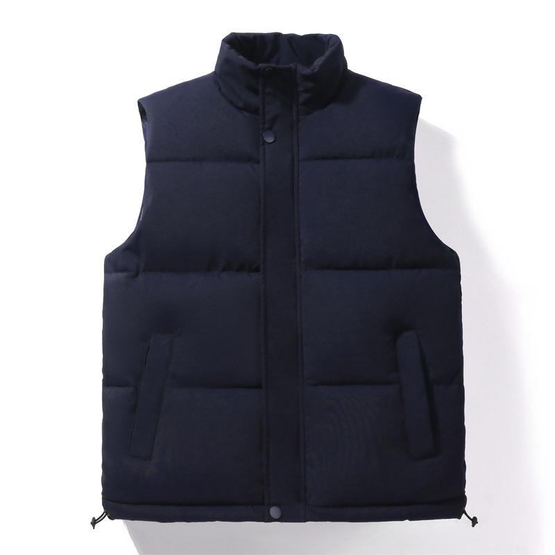 New Autumn and Winter Velvet Vest Men's Solid Color Vest Korean Version Trendy Brand Thickened Warm Men's Jacket